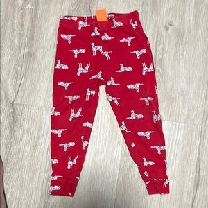 4/$20 Red Dalmatian leggings